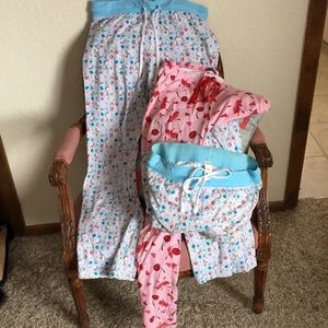 Lot of 3 Under Girl pajama pants size Medium